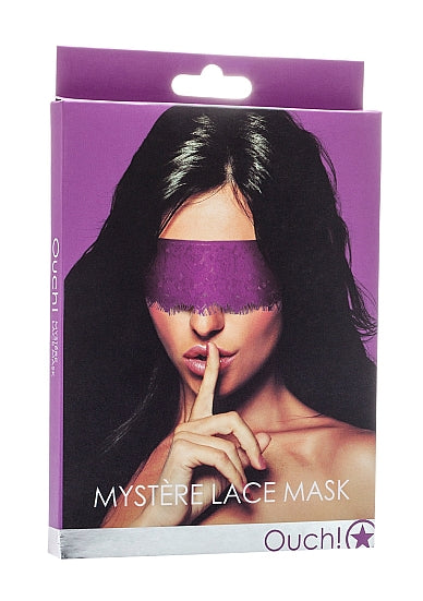 Mystere Lace Mask Purple-SHOTS AMERICA-Adult Clearance Center