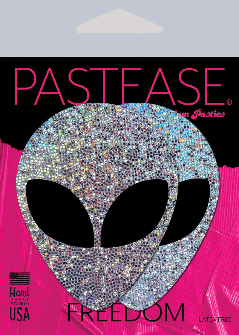Pastease Silver Glitter Alien W/ Black Eyes-Pastease-Adult Clearance Center